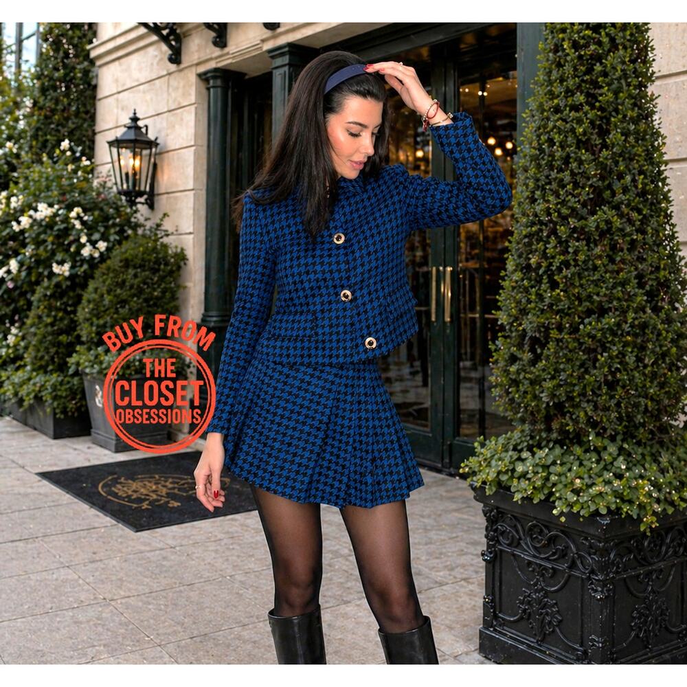 BLOGGER FAVE!!! ZARA Houndstooth Blazer - Picture 9 of 16